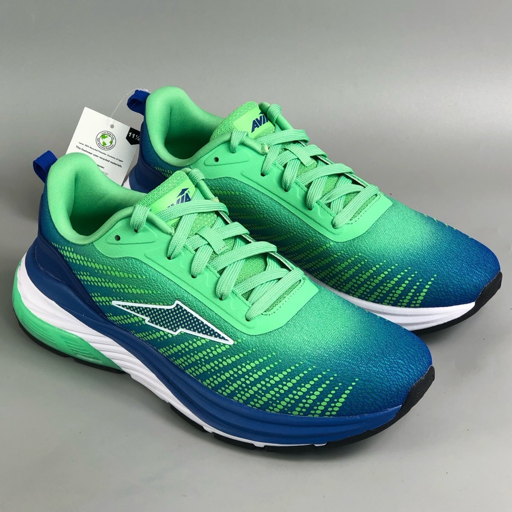 Avia Gradient Green-Blue Running Shoes Size 11.5